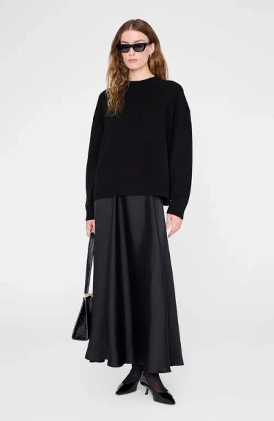 Anine Bing Christina Skirt In Black