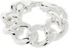 Anine Bing Silver Chunky Chain Bracelet In White