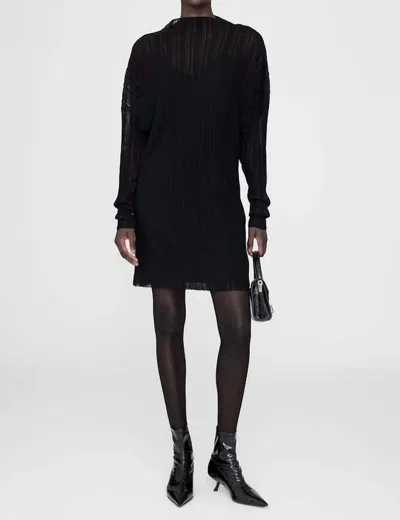 Anine Bing Clare Dress In Black