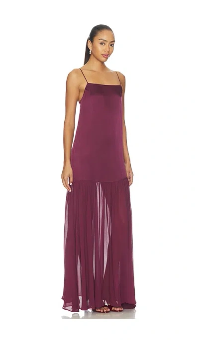 Anine Bing Clementine Dress In Fig