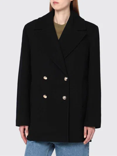 ANINE BING COAT ANINE BING WOMAN COLOR BLACK,H72772002