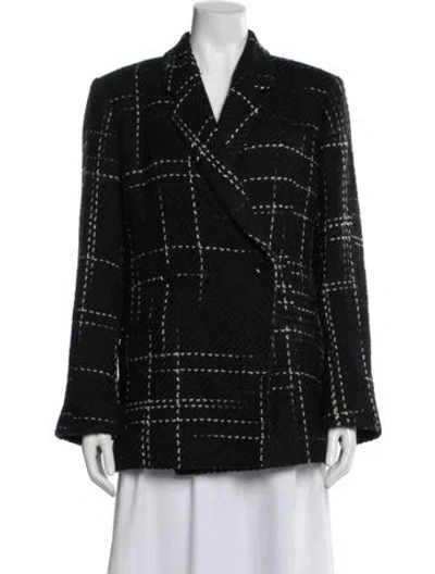 Pre-owned Anine Bing Coat In Black