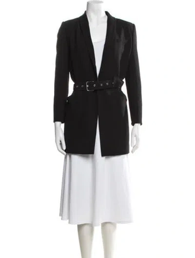 Pre-owned Anine Bing Coat In Black