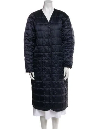 Pre-owned Anine Bing Coat In Blue