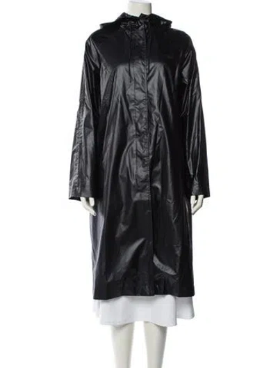 Pre-owned Anine Bing Coat In Blue