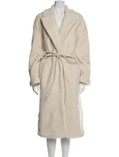 Pre-owned Anine Bing Coat In Neutrals