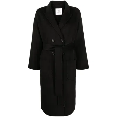 Anine Bing Coats In Black