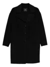 Anine Bing Oversized Black Wool Blend Coat In Black