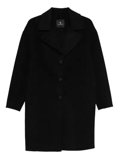 Anine Bing Oversized Black Wool Blend Coat