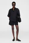 Anine Bing Coco Shirt - Black S In Black