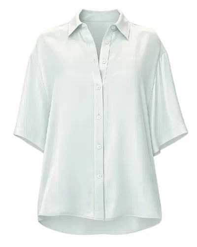 Anine Bing Coco Shirt In Green