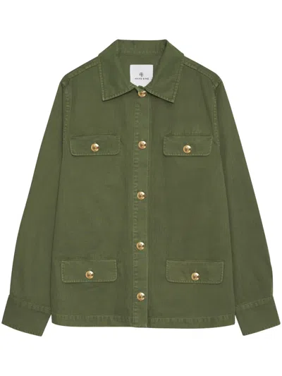 Anine Bing Corey Jacket In Green