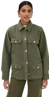 Anine Bing Corey Jacket In Army Green