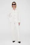 Anine Bing Corey Jacket In Ecru In White