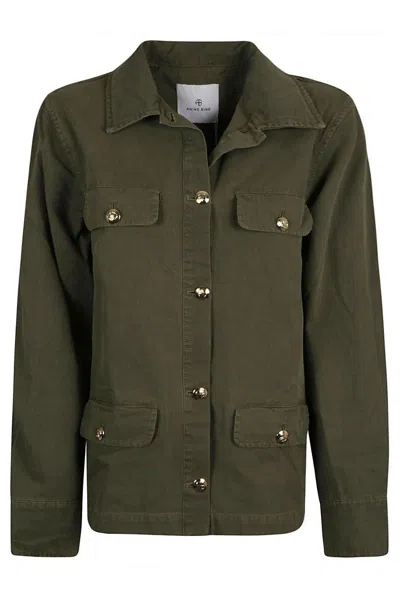 Anine Bing Corey Jacket In Green