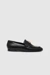 Anine Bing Corrine Loafers In Black