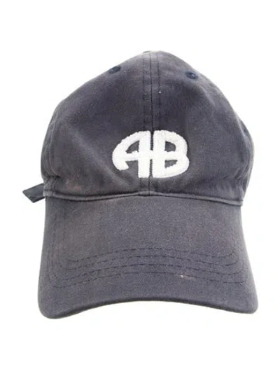 Pre-owned Anine Bing Cotton Baseball Hat In Multi