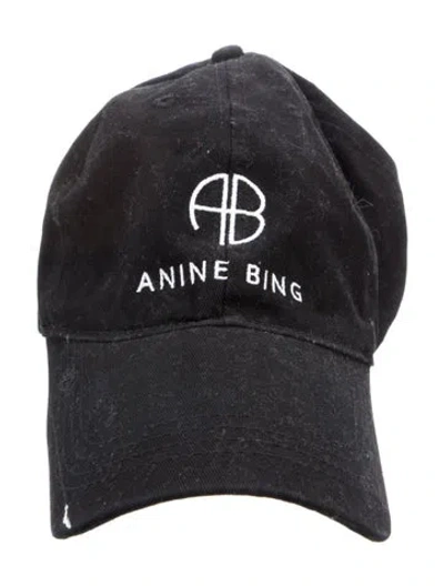 Pre-owned Anine Bing Cotton Baseball Hat In Multi