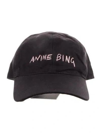 Pre-owned Anine Bing Cotton Baseball Hat W/tags In Gray