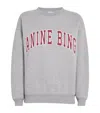Anine Bing Spencer Crewneck Sweatshirt In Grey
