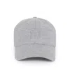 Anine Bing Jeremy Baseball Cap Framed Monogram In Heather Grey