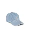 Anine Bing Jeremy Baseball Cap Ab In Bleached Blue Denim