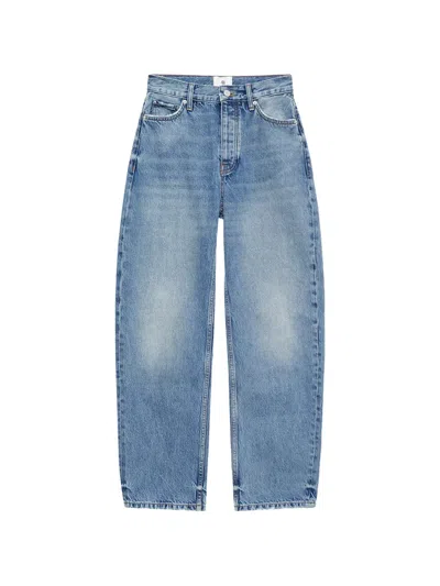 Anine Bing Cotton Jeans In Blue