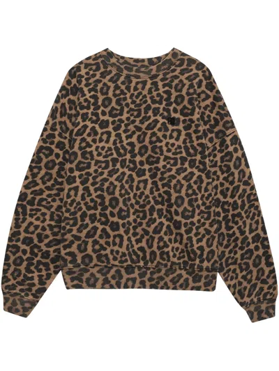 Anine Bing Cotton Sweatshirt In Mutlicolor