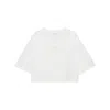 Anine Bing Myers Cropped Tee Woman White