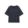 Anine Bing Rudy T-shirt In Black Cotton