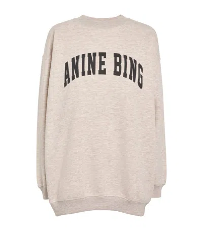 Anine Bing Cotton Tyler Sweatshirt In Ivory