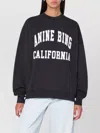 Anine Bing California Crew-neck Sweatshirt In Black