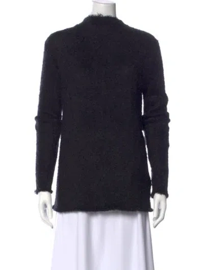 Pre-owned Anine Bing Crew Neck Sweater In Black
