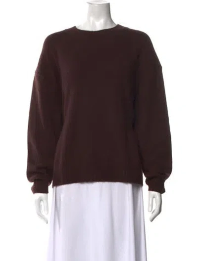 Pre-owned Anine Bing Crew Neck Sweater In Brown