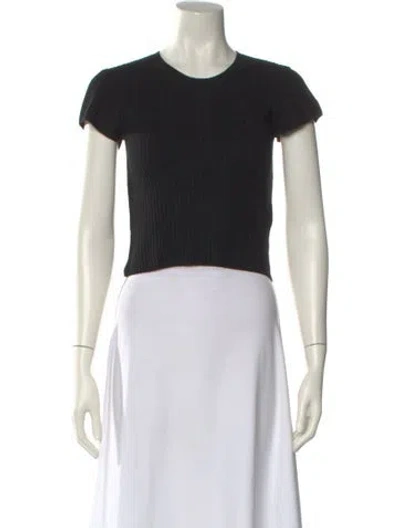Pre-owned Anine Bing Crew Neck Sweater In Neutral