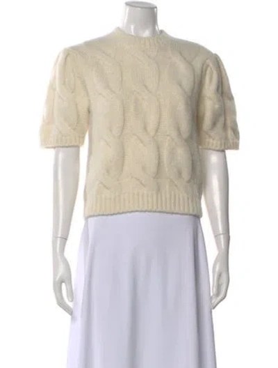 Pre-owned Anine Bing Crew Neck Sweater In Neutral