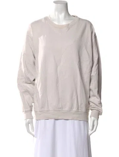 Pre-owned Anine Bing Crew Neck Sweater In Neutral