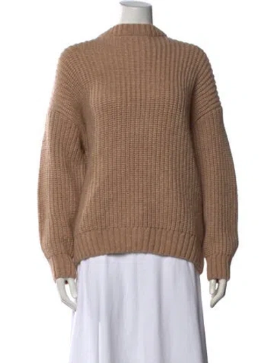 Pre-owned Anine Bing Crew Neck Sweater W/ Tags In Brown