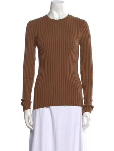 Pre-owned Anine Bing Crew Neck Sweater W/ Tags In Neutral