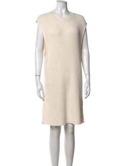 Pre-owned Anine Bing Crew Neck Sweater W/ Tags In Neutrals