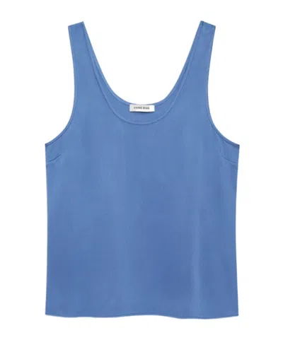 Anine Bing Crew-neck Vest In Blue