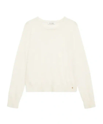 Anine Bing Crop Knitwear In Neutral