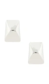 Anine Bing Curved Rectangle Stud