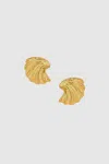 Anine Bing Curved Shell Earrings