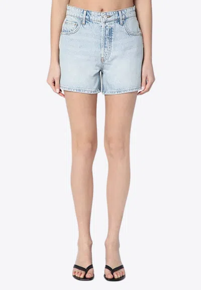 Anine Bing Dalton Mini Denim Shorts