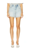 Anine Bing Blue Dalton Denim Shorts In Blue