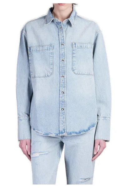 Anine Bing Dante Long Sleeved Oversized Shirt