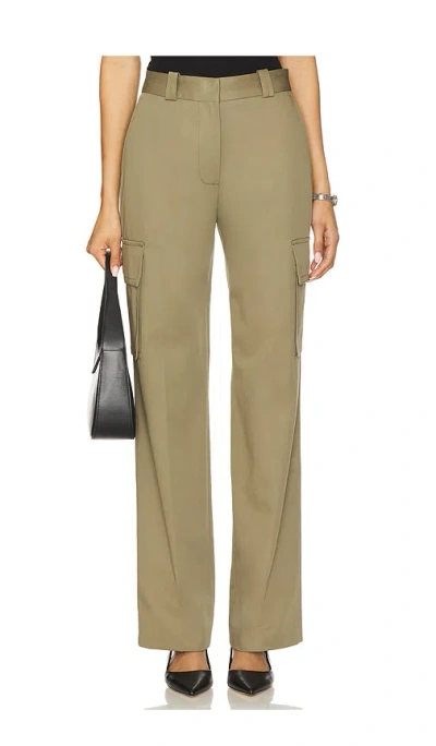 Anine Bing Dayton Cargo Pant In Olive