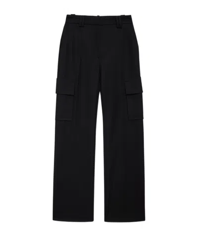 Anine Bing Dayton Cargo Trousers In Black