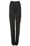 Anine Bing Dayton Cargo Trousers In Black